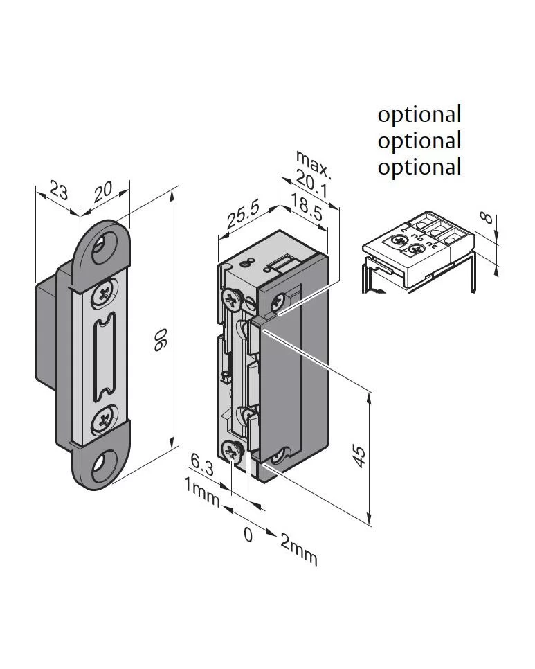 Комплект накладні  effeff ProFix2 9338 SMB
